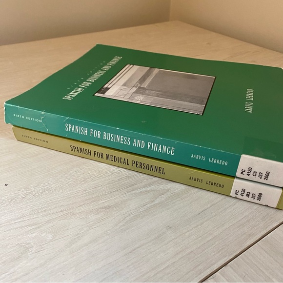 Spanish for Business & Finance + Medical Jarvis Lebredo ExLibrary Paperback - Picture 5 of 8